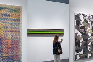 [Mungo Thomson][0], [Kaz Oshiro][1], [Takuro Tamura][2], [<a href='/art-galleries/masahiro-maki-gallery/' target='_blank'>MAKI</a>][3], The Armory Show, New York (9–11 September 2022). Courtesy Ocula. Photo: Charles Roussel.


[0]: https://ocula.com/artists/mungo-thomson/
[1]: https://ocula.com/artists/kaz-oshiro/
[2]: https://ocula.com/artists/takuro-tamura/
[3]: /art-galleries/masahiro-maki-gallery/